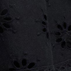 Belle Isle Eyelet Mini Dress, DEEP BLACK, swatch