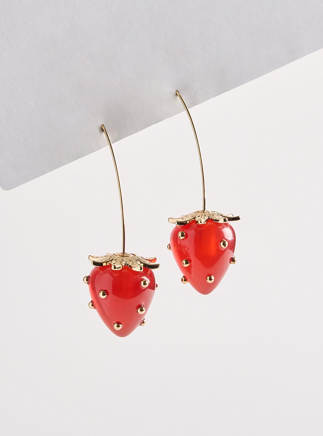 Strawberry Linear Earring, , hi-res