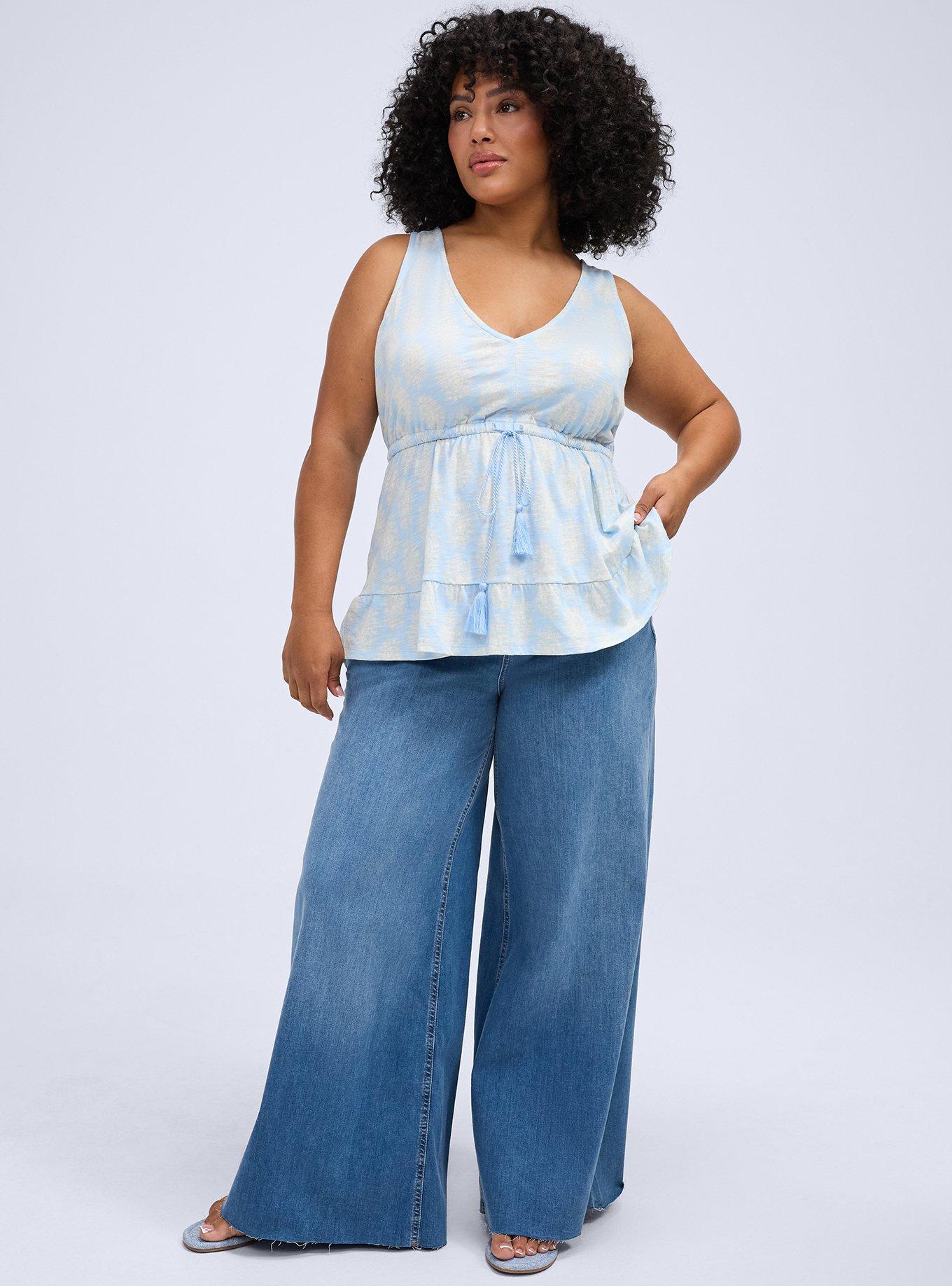 Belle Isle Cinched Waist Sleeveless Top, FRIDA PAISLEY BLUE, alternate