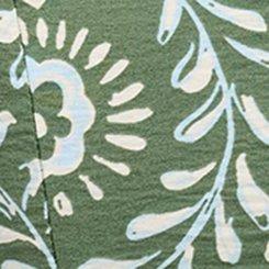 Belle Isle Flutter Sleeve Tiered Maxi Dress, VINE IMPRESSION GREEN, swatch