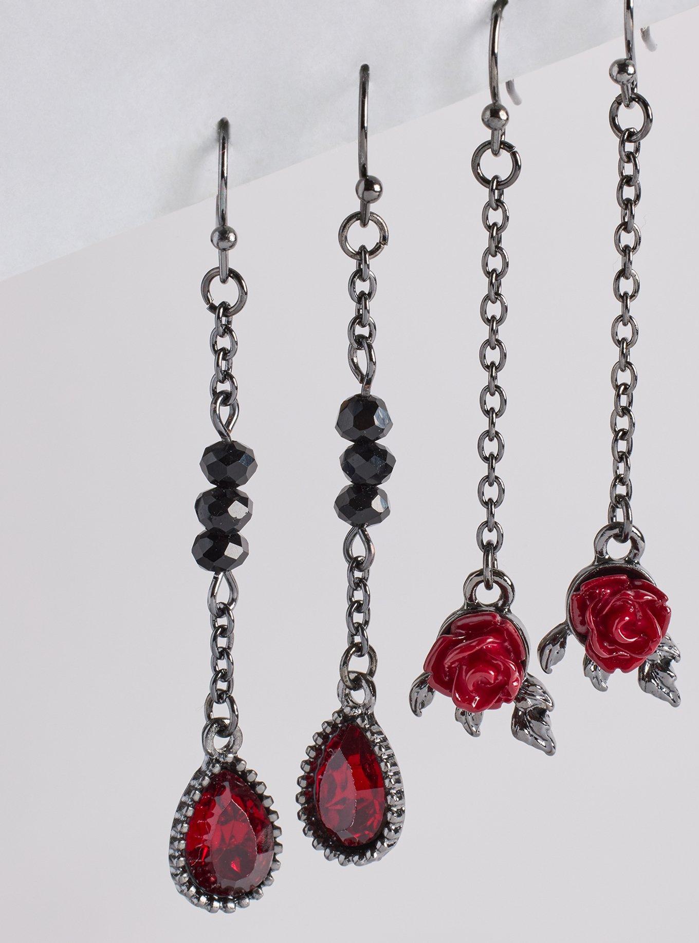 Nightfall Linear Earring Set, , alternate