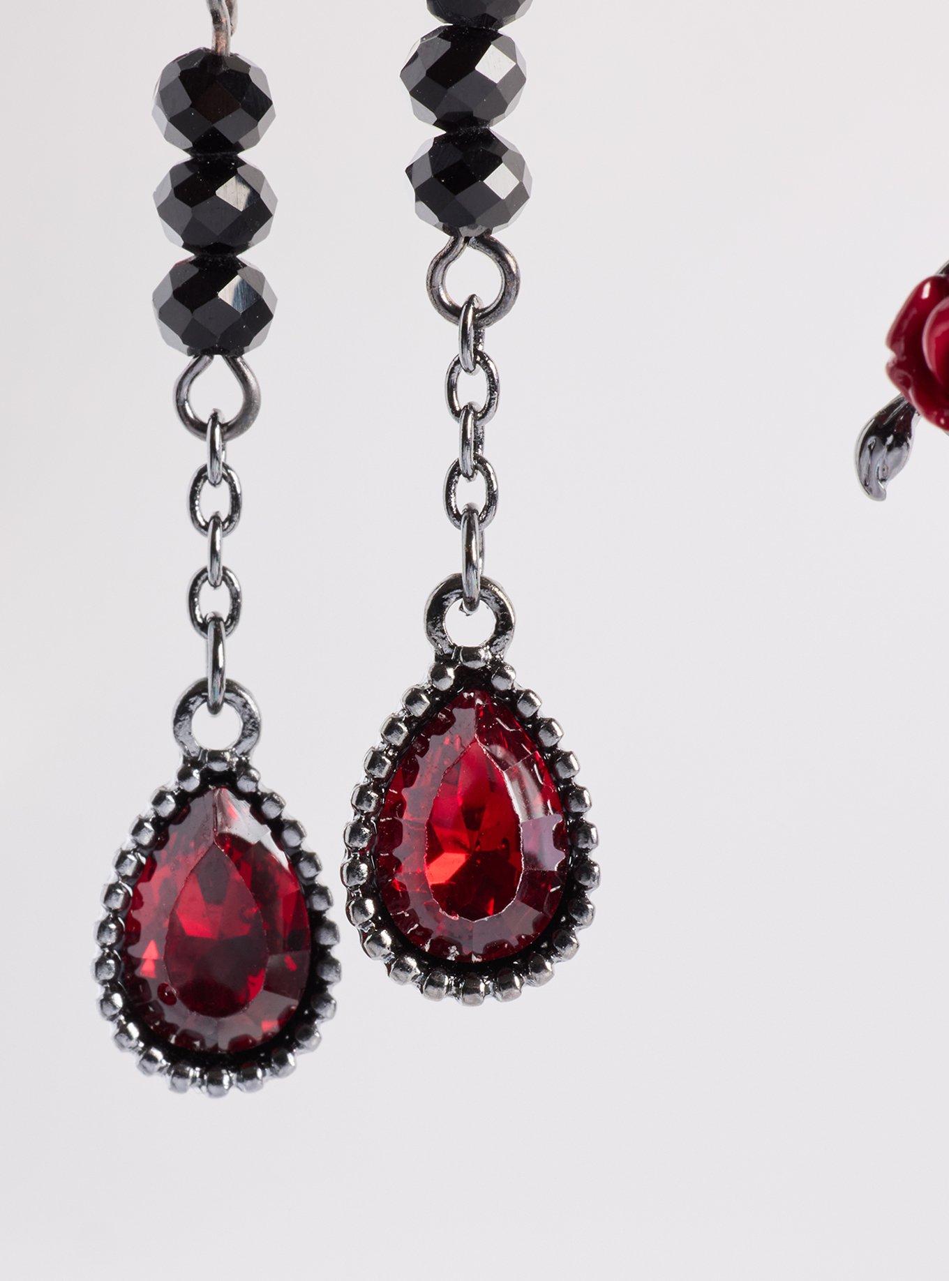 Plus Size Nightfall Linear Earring Set, , alternate