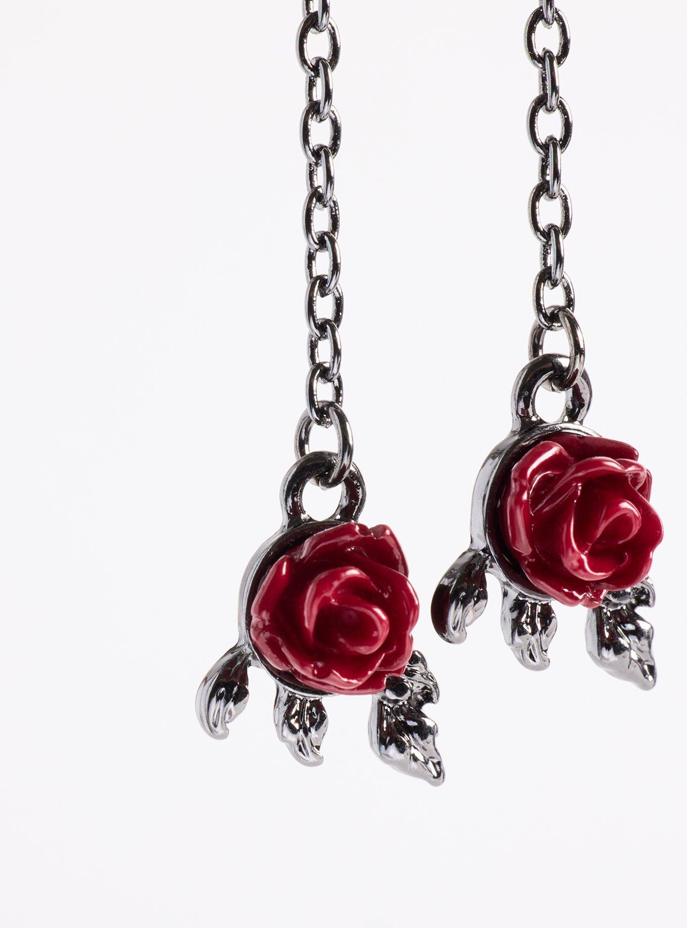 Plus Size Nightfall Linear Earring Set, , alternate