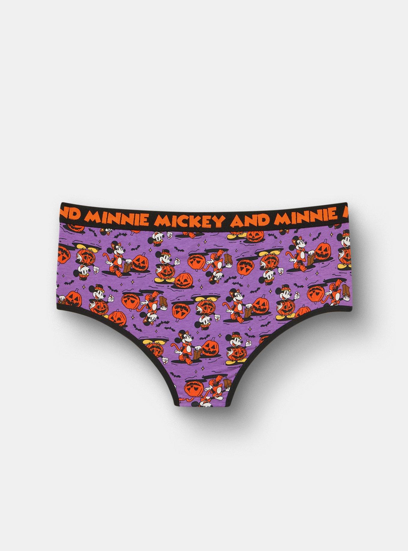 Mickey Mouse Halloween Mid-Rise Cotton Cheeky Panty, MULTI, alternate