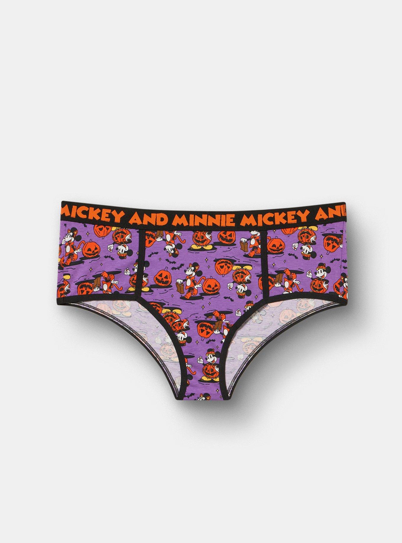 Mickey Mouse Halloween Mid-Rise Cotton Cheeky Panty, MULTI, hi-res