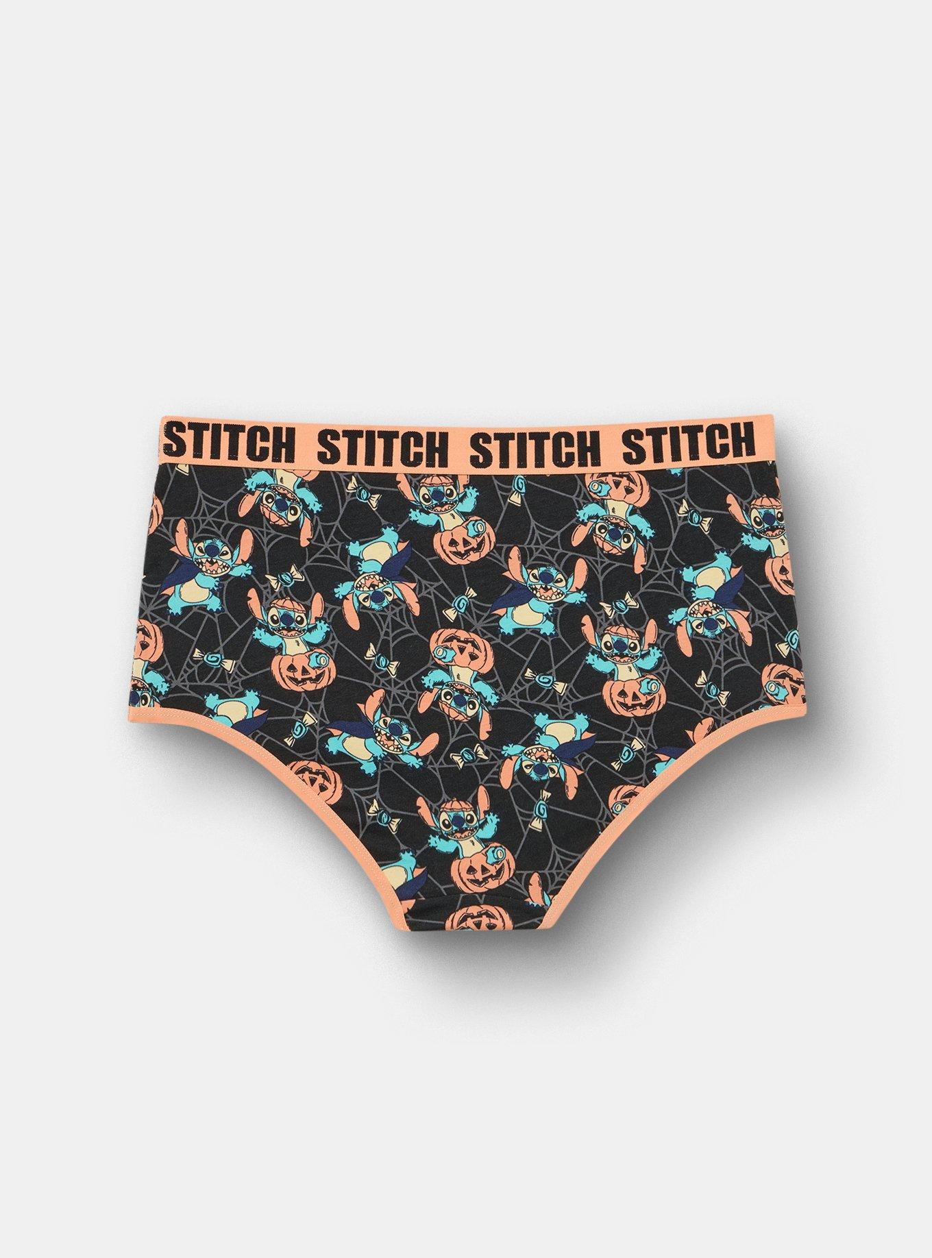 Stitch Halloween Mid-Rise Cotton Brief Panty, MULTI, alternate