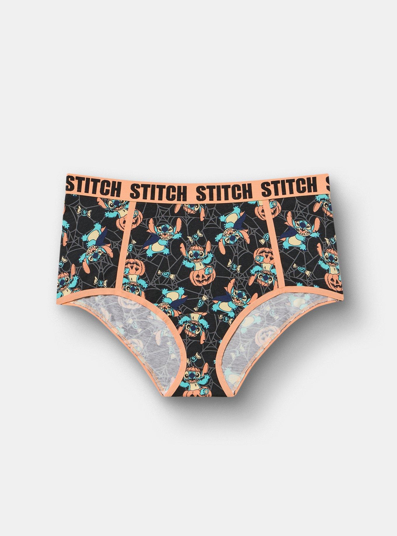 Stitch Halloween Mid-Rise Cotton Brief Panty, MULTI, hi-res