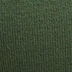 Belle Isle Short Sleeve Pointelle Cardigan, BRONZE GREEN, swatch