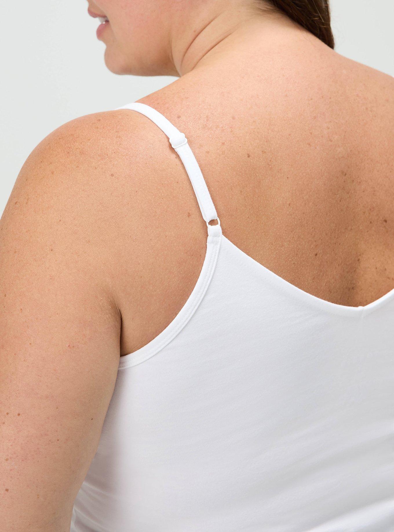 Foxy Lace Trim V-Neck Cami, BLANC DE BLANC, alternate