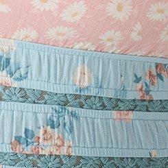 Halter Tea Length Sundress, CUTE DAISY DITSY FLORAL PINK, swatch