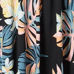 Deep V-Neck Mini Dress, LUSH TROPICAL MULTI, swatch