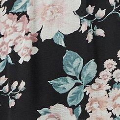 Tiered Mini Skirt, WILD BOUQUET BLACK, swatch