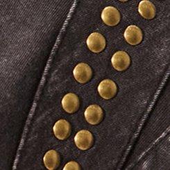 Plus Size Fest Embellished Cutout Tank, PHANTOM, swatch
