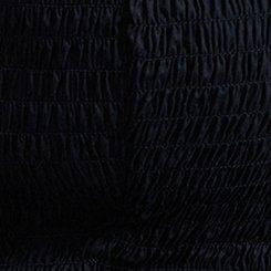 Nightfall Tiered Babydoll Mini Dress, DEEP BLACK, swatch