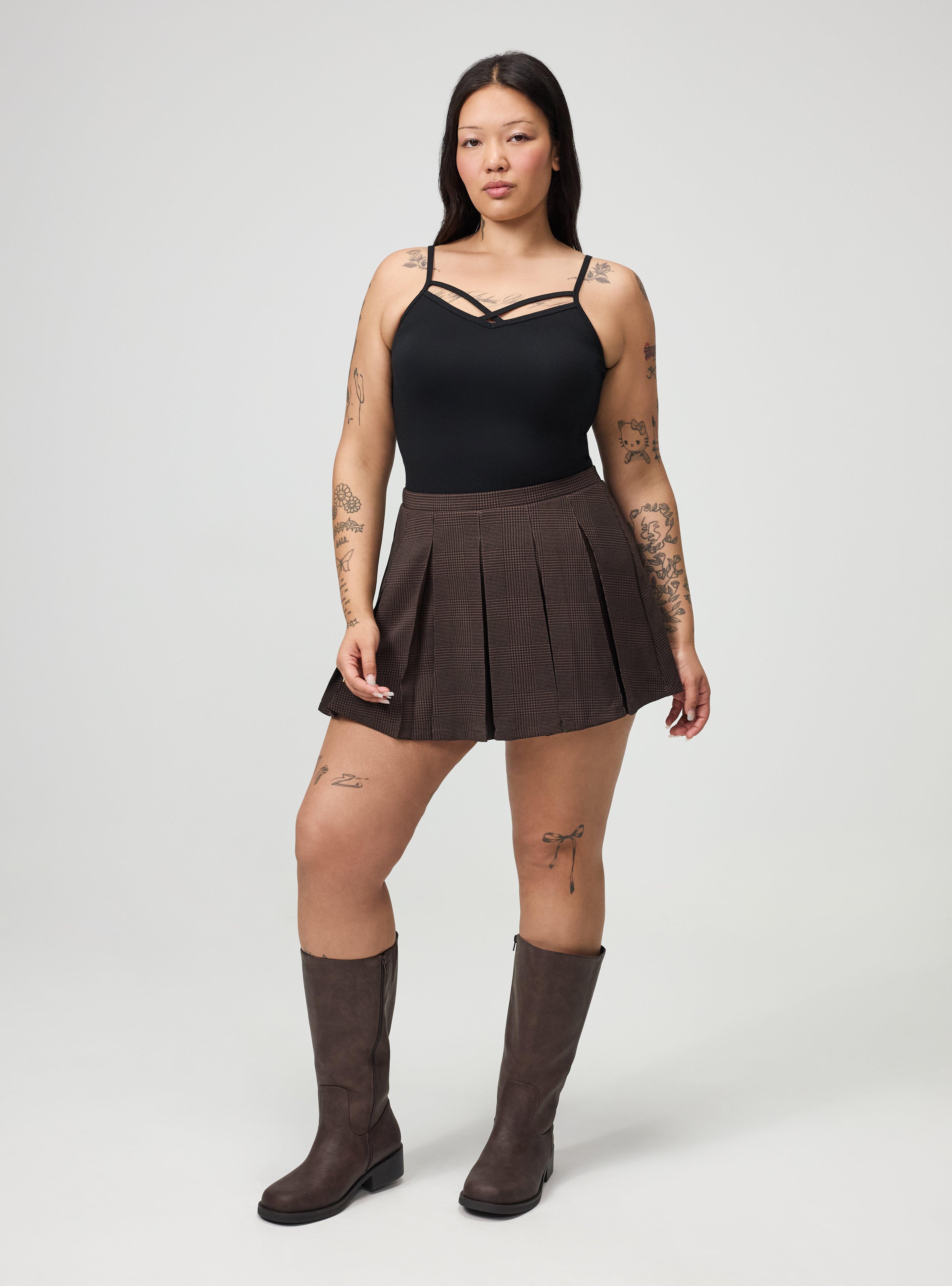 Foxy Strappy Cami, DEEP BLACK, alternate