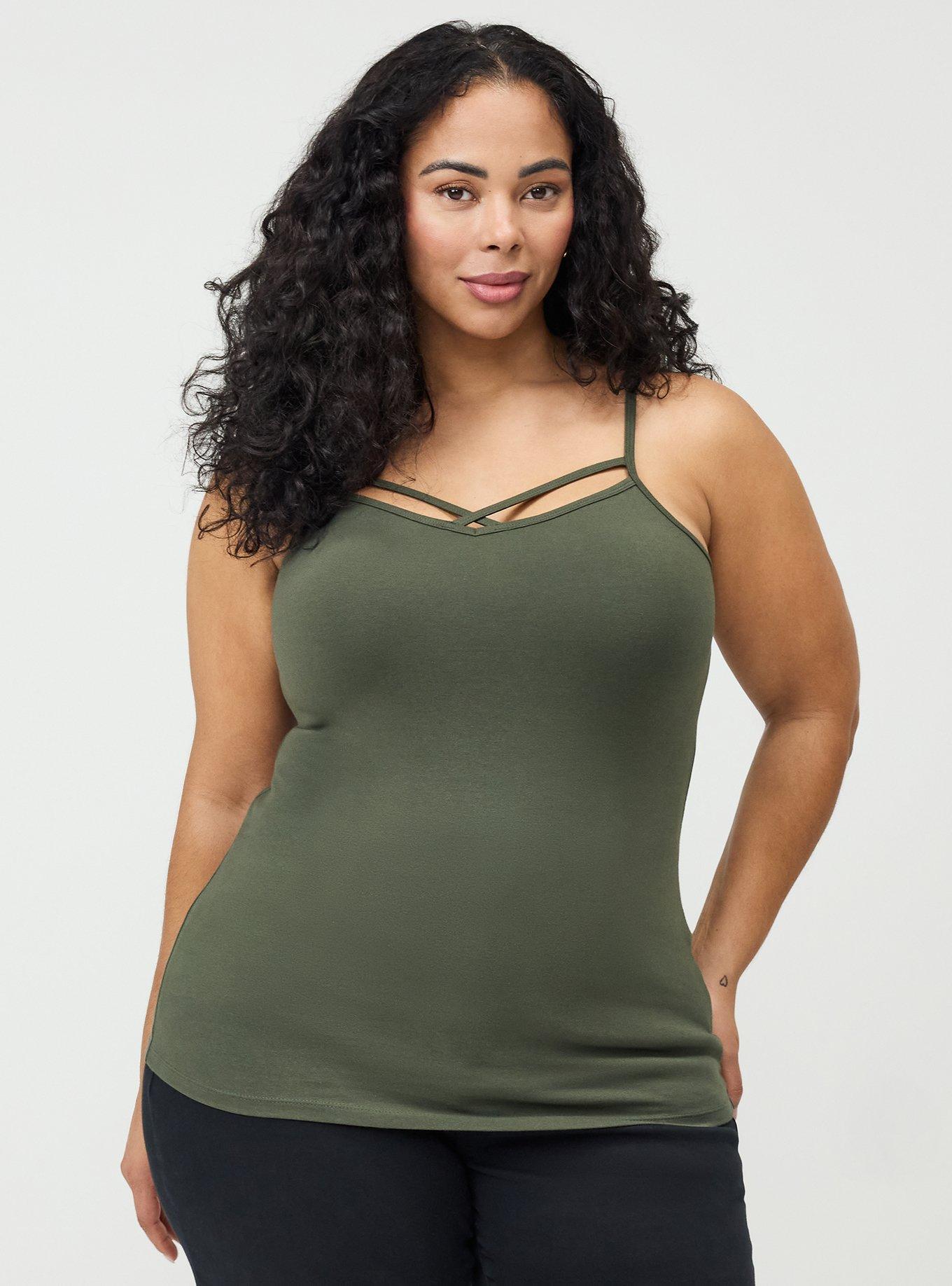 Foxy Strappy Cami, DEEP DEPTHS, hi-res