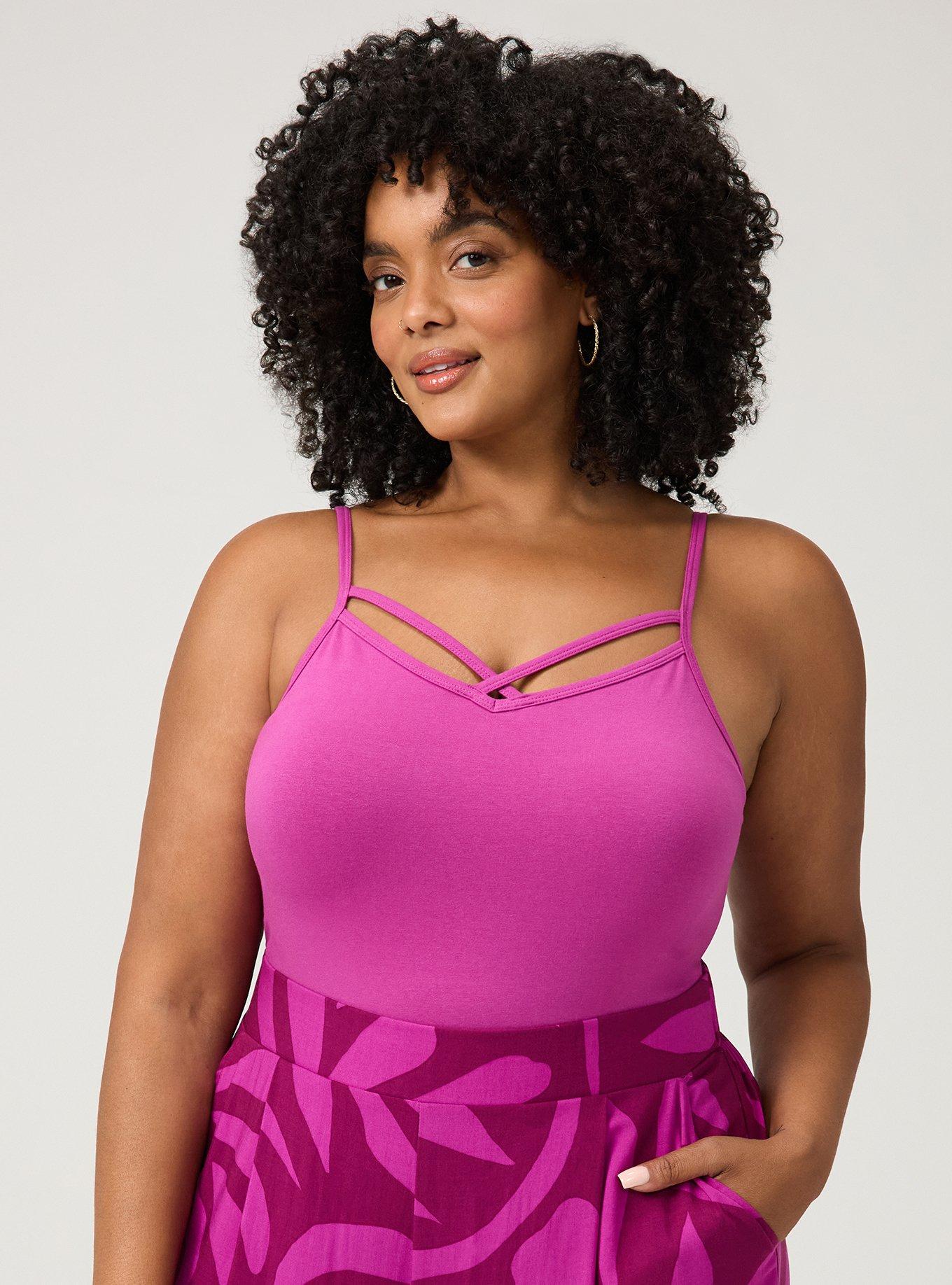 Foxy Strappy Cami, WILD ASTER, alternate