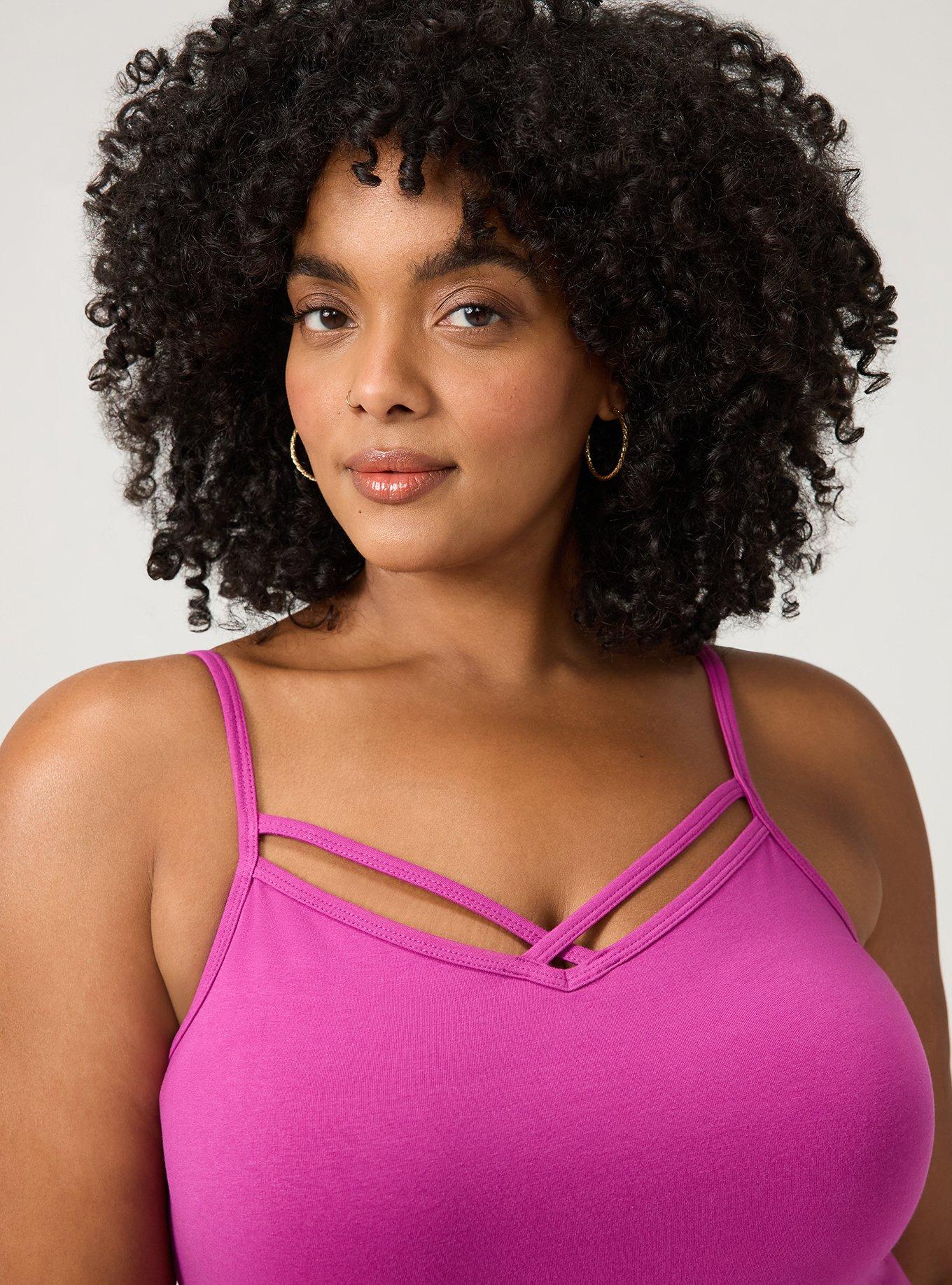 Foxy Strappy Cami, WILD ASTER, alternate