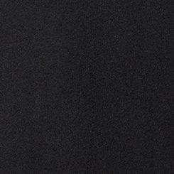 Cotton V-Neck Ladder Slash Tee, DEEP BLACK, swatch