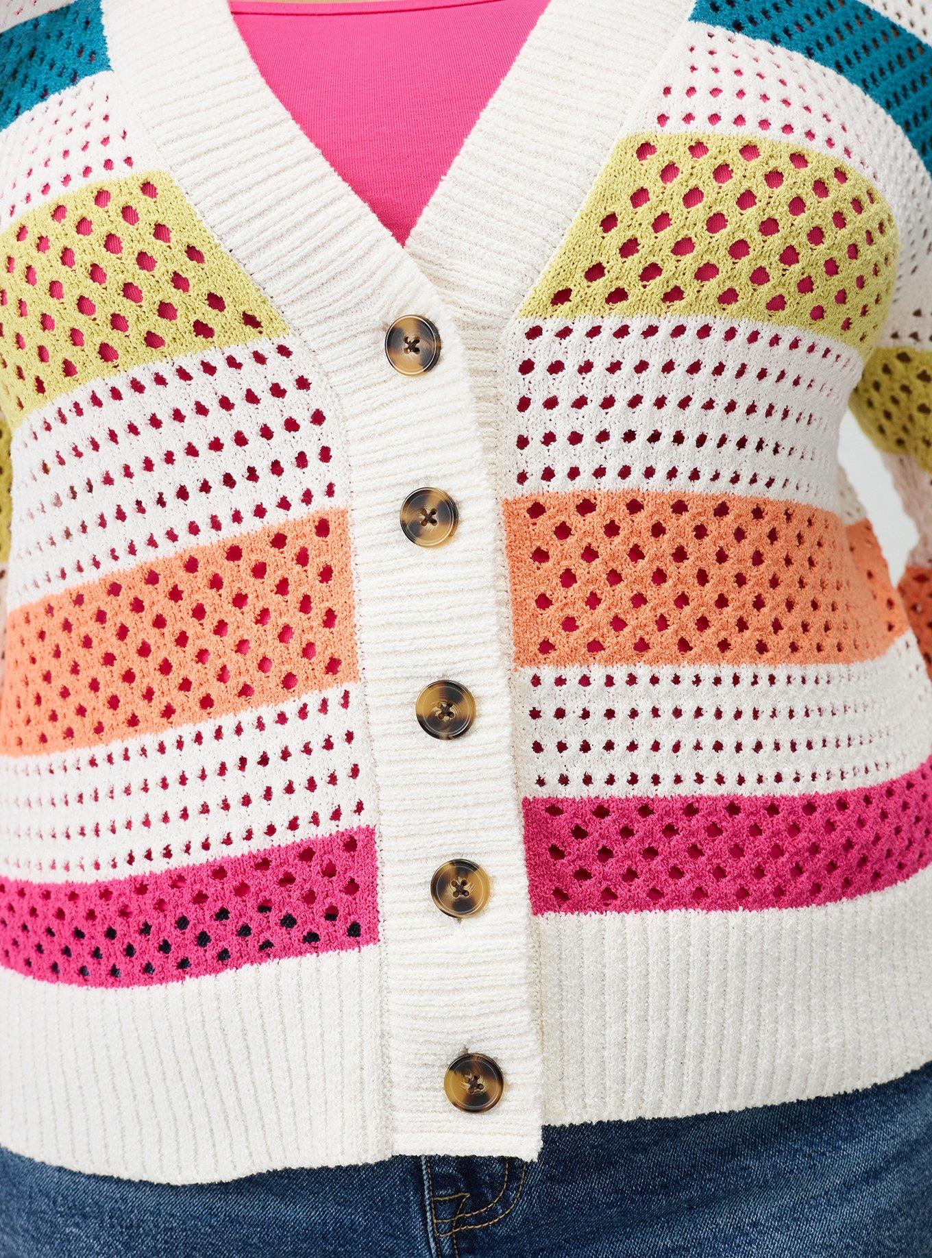 Plus Size - Open Stitch Cardigan - Torrid
