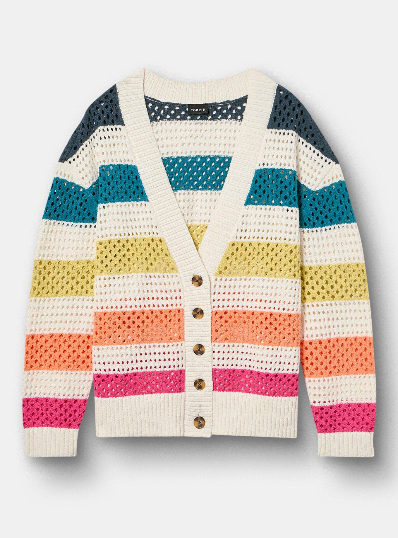 Plus Size - Open Stitch Cardigan - Torrid