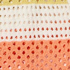 Open Stitch Cardigan, POINTELLE BLANC DE BLANC RAINBOW MULTI STRIPE, swatch