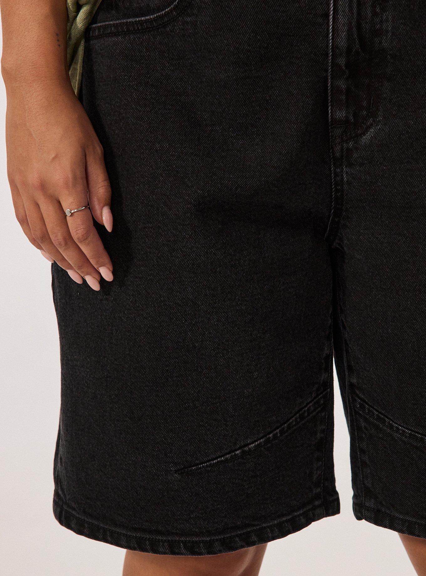 Festi Low Rise Baggy Jort, COAL MINE, alternate