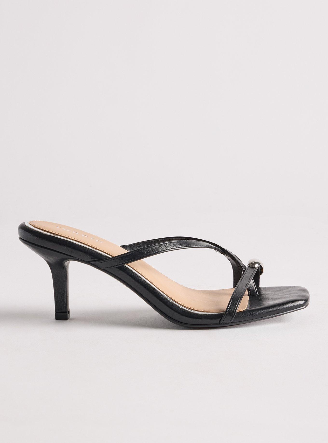 Metal Ornament Kitten Heel (WW), BLACK, alternate