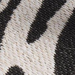 Double Strap Heeled Sandal (WW), ZEBRA BLACK, swatch