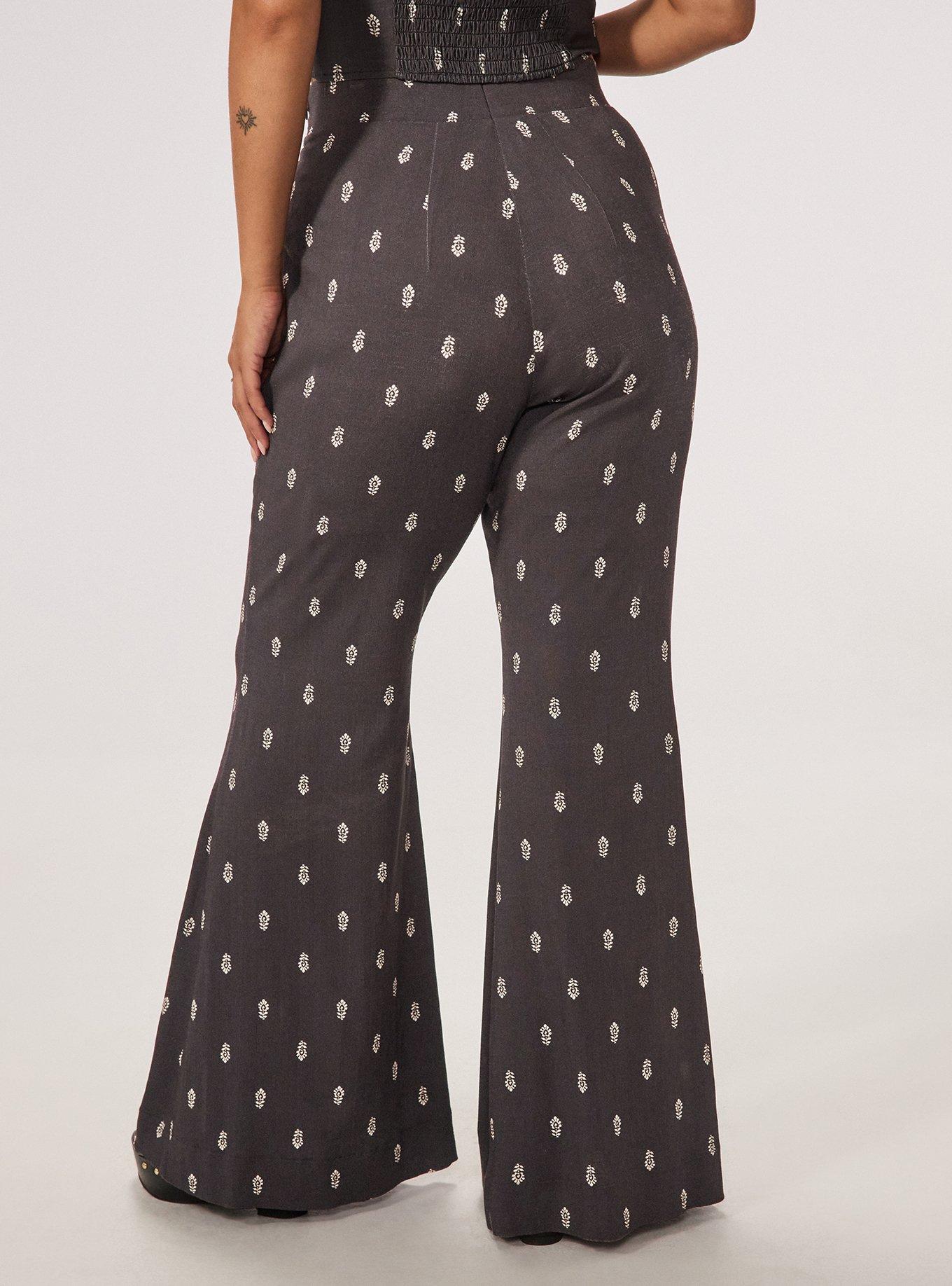Plus Size - Festi Flare Pant with Side Zip - Torrid