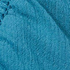 Crinkle Gauze Raglan Blouse, MALLARD BLUE, swatch