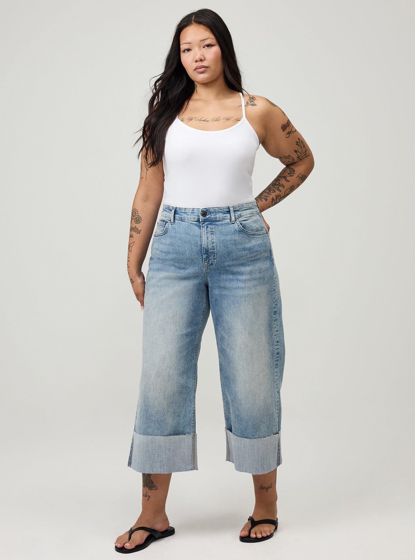 High-Rise Wide-Leg Crop Jean, FREE POUR, alternate