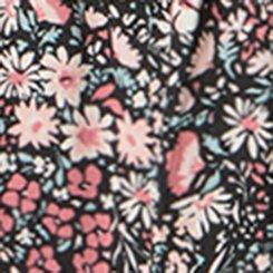 Tiered Maxi Skirt, HARVEST DITSY FLORAL BLACK, swatch