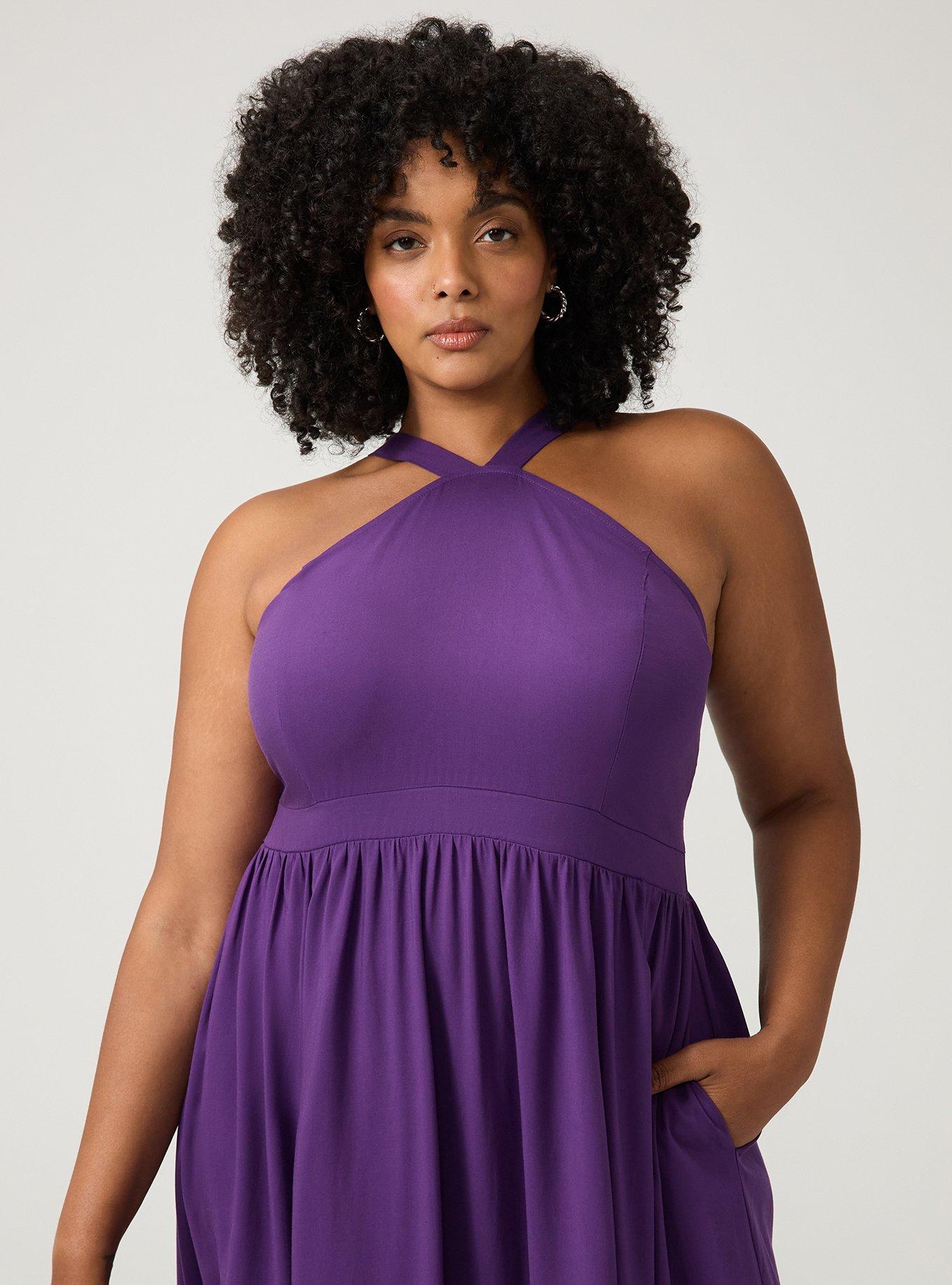 Plus Size - Halter Maxi Dress - Torrid