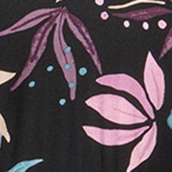 Halter Challis Maxi Dress, CYDNEE FLORAL DOODLES BLACK, swatch