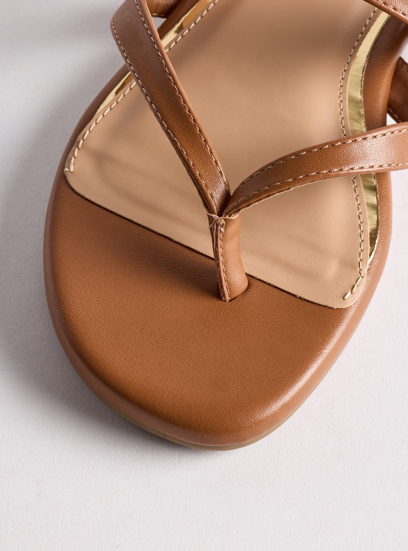 Strappy Thong Sandal (WW), COGNAC, alternate