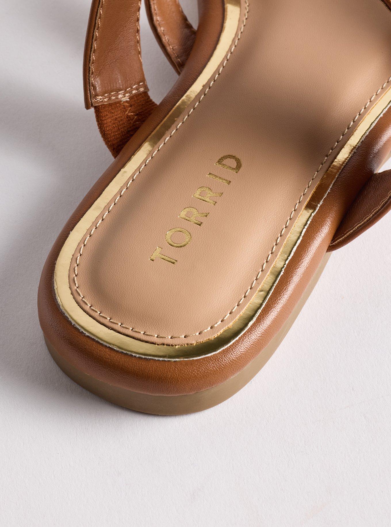 Strappy Thong Sandal (WW), COGNAC, alternate