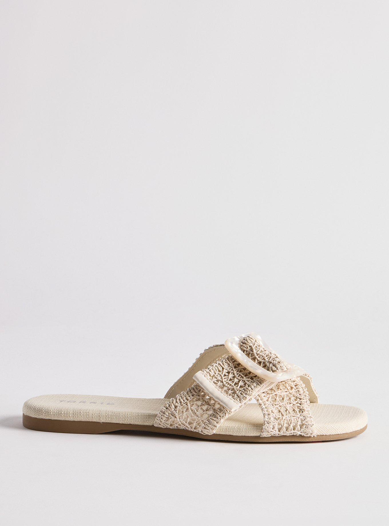 Crochet Buckle Slide (WW), NATURAL, alternate