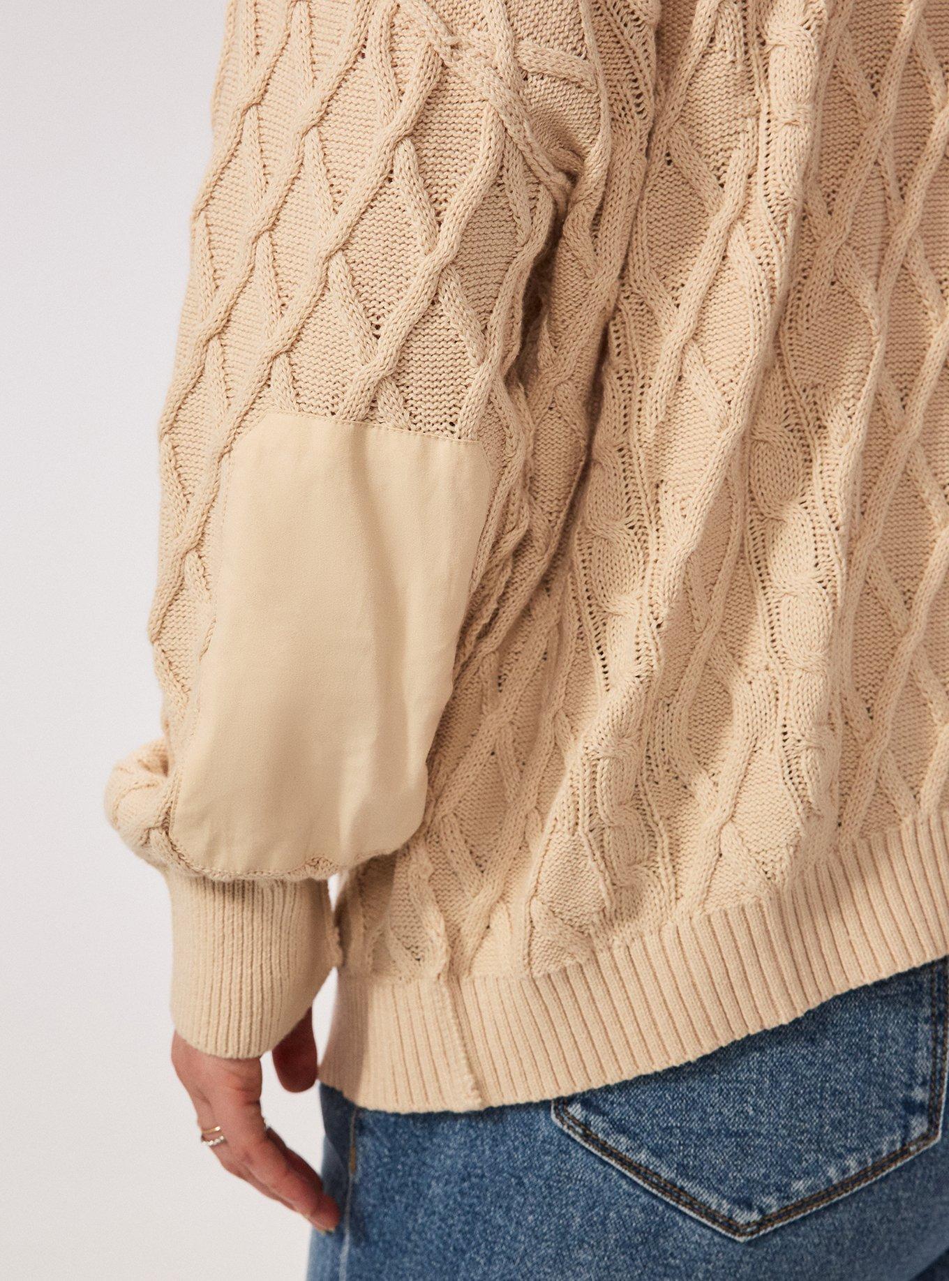 Festi Drop Shoulder Cardigan, SAND DOLLAR, alternate
