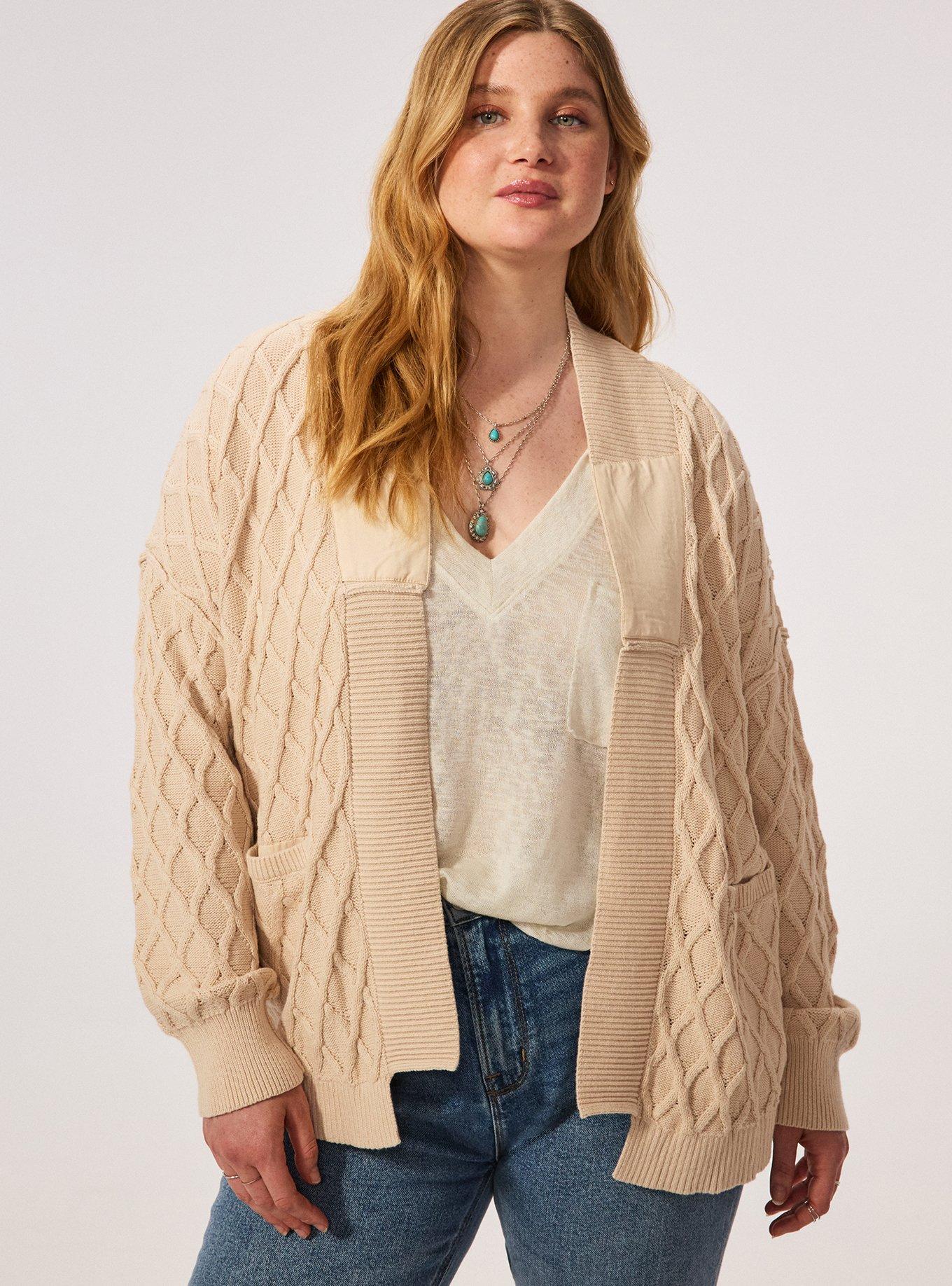 Plus Size - Festi Drop Shoulder Cardigan - Torrid