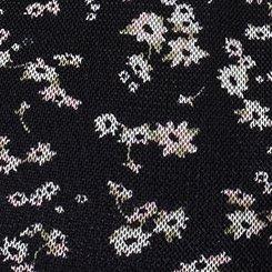 LoveSick Mesh Puff Sleeve Top, CURTSY DAISIES BLACK, swatch
