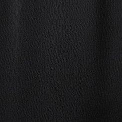 Satin Tea Length Skirt, DEEP BLACK, swatch