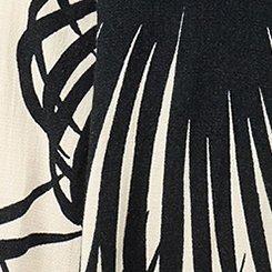 Studio Cut-Out Detail Maxi Dress, BEHIND THE LEAVES BLACK, swatch