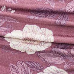 Ruched Tea Length Dress, ALINA FLORAL VIOLET, swatch
