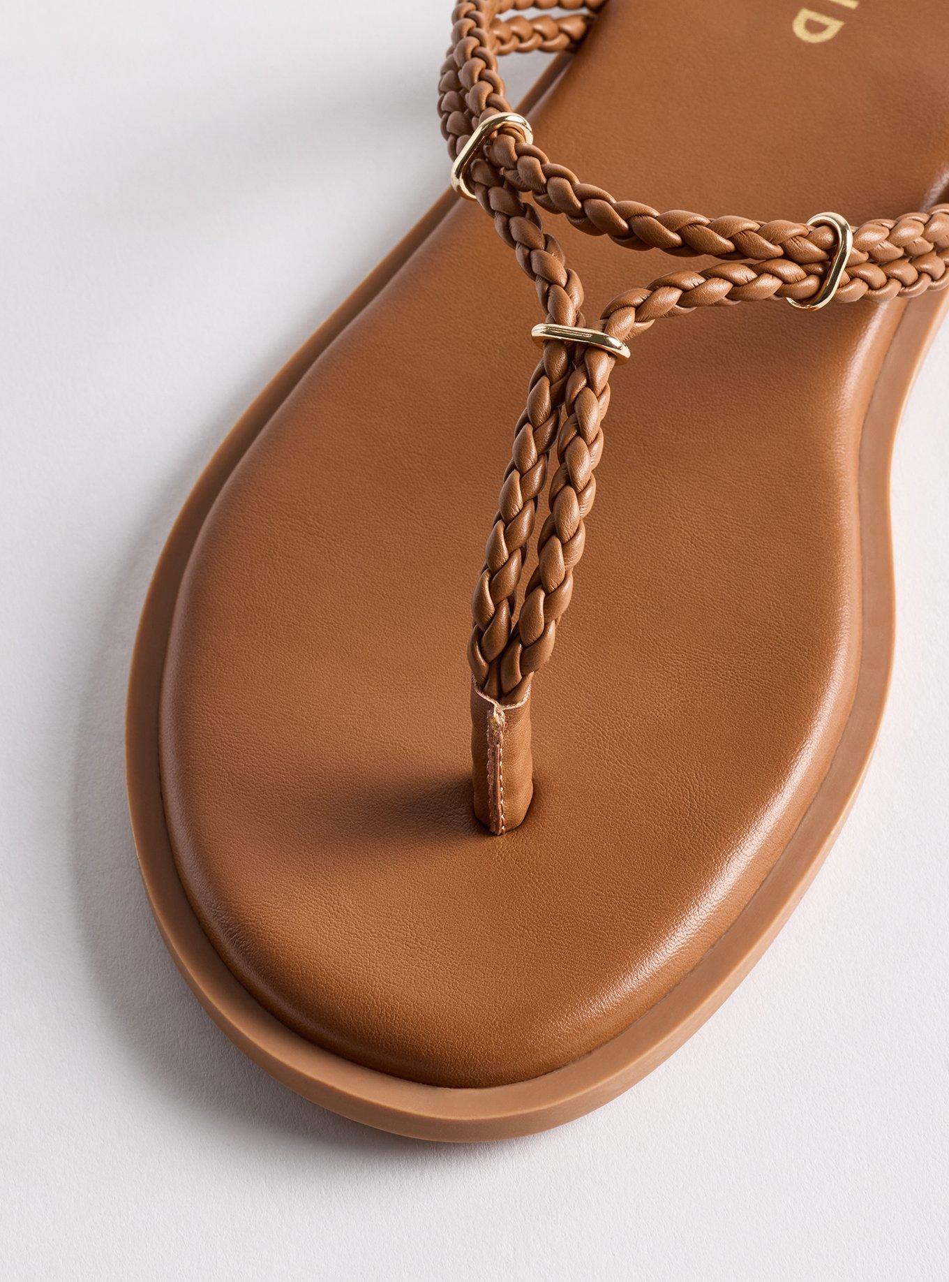 Woven Flip Flop (WW), COGNAC, alternate