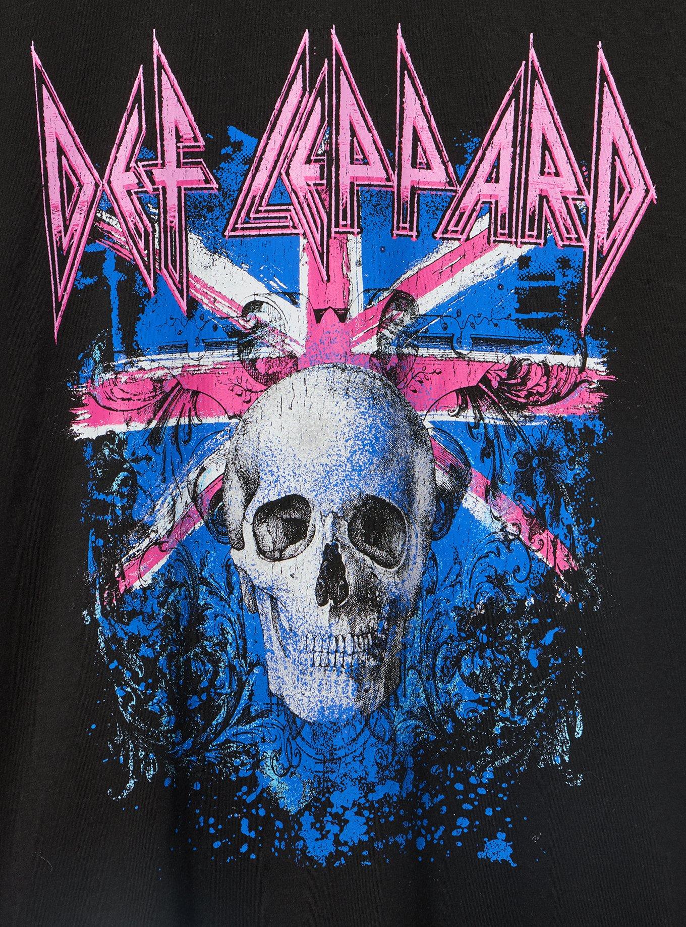 Def Leppard Classic Cotton Jersey Tee, DEF SKULL DEEP BLACK, alternate