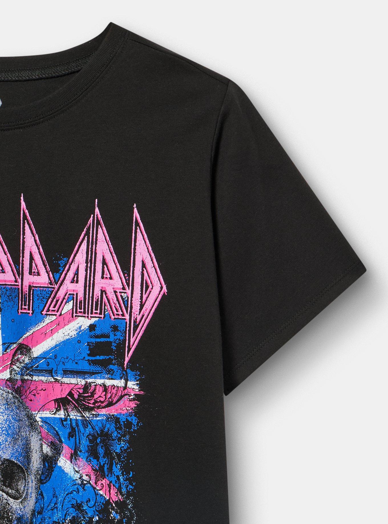 Def Leppard Classic Cotton Jersey Tee, DEF SKULL DEEP BLACK, alternate