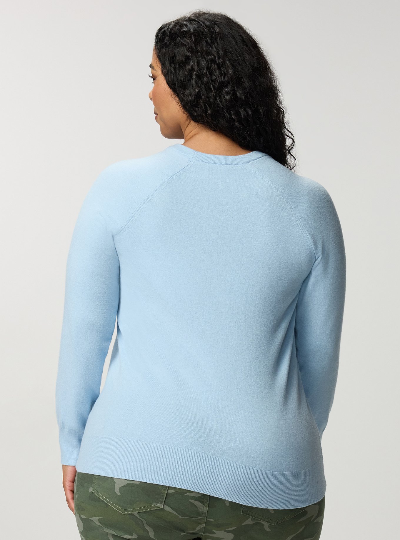 Everyday Soft Crew Pullover Sweater, CASHMERE BLUE, alternate