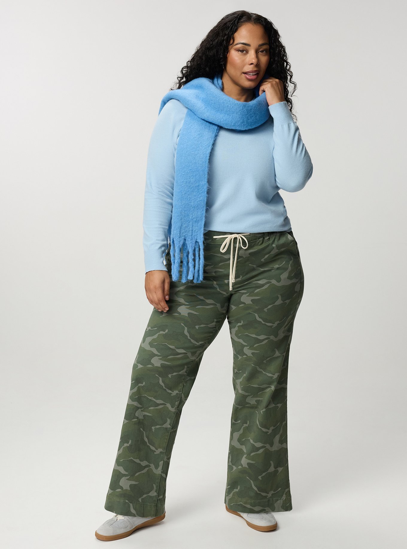 Everyday Soft Crew Pullover Sweater, CASHMERE BLUE, alternate