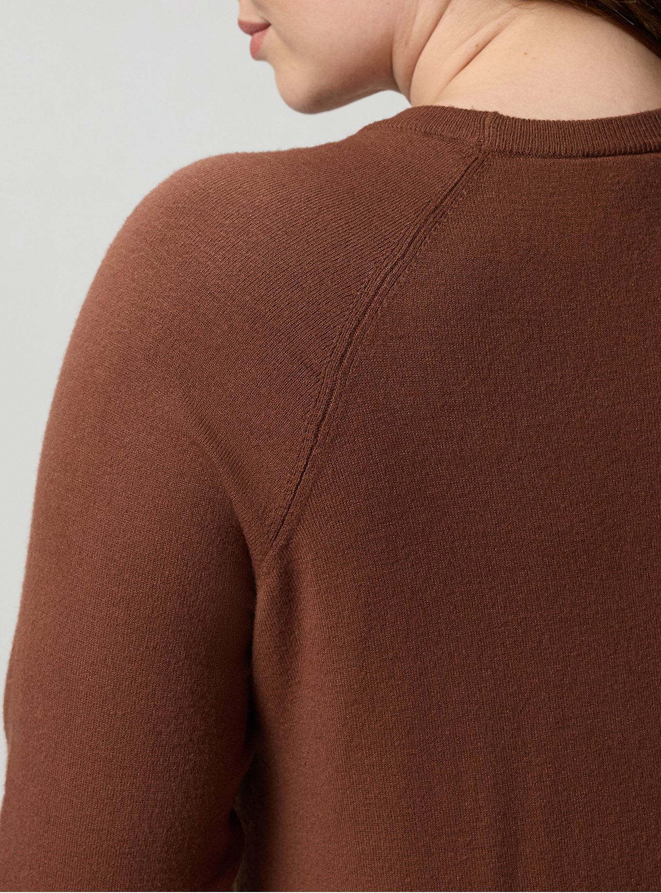 Everyday Soft Crew Pullover Sweater, CAPPUCCINO, alternate